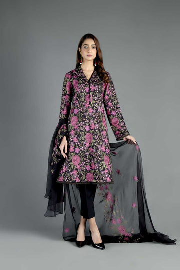 Bareeze Banefsha Bnl1221 Black Collection 2021
